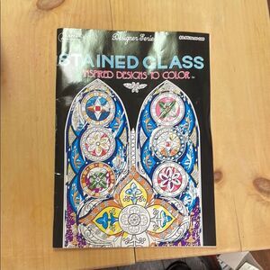 Stained Glass Coloring Book